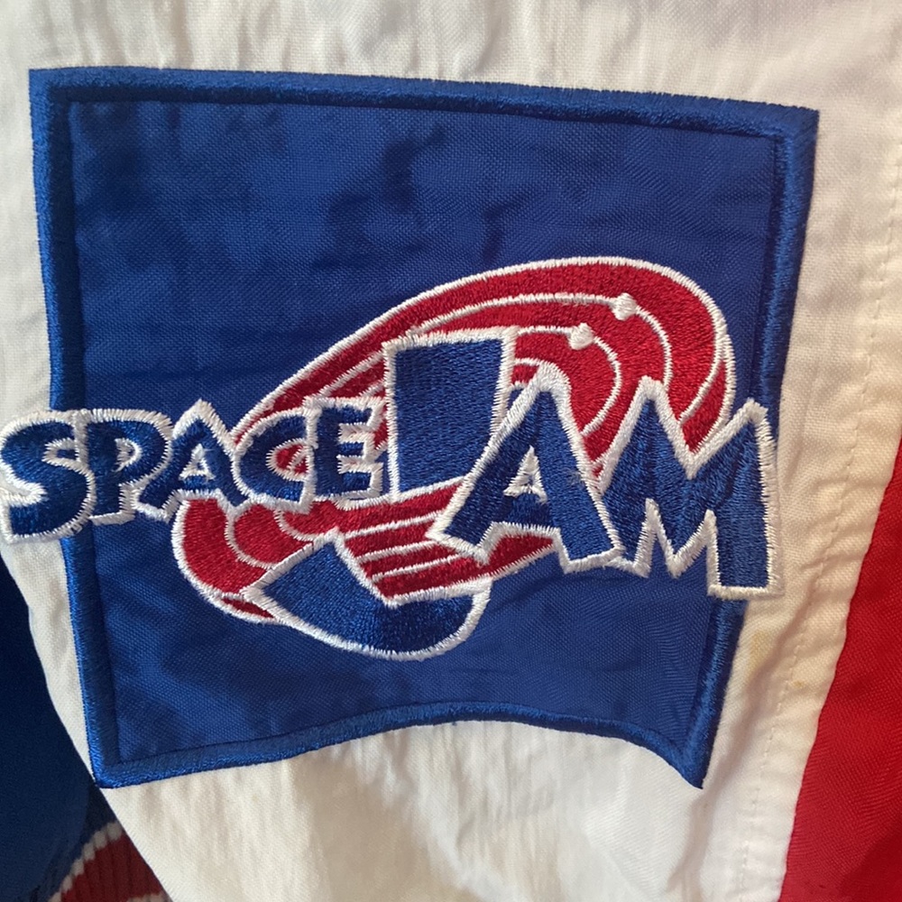 Space Jam Jordan Warner Brothers sz S lightweight Windbreaker Jacker 1996 - Picture 2 of 11